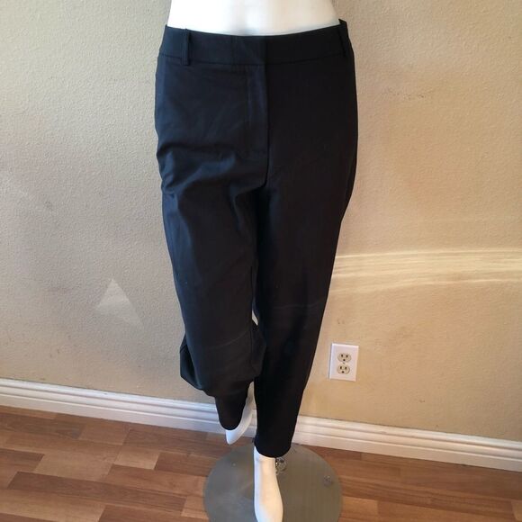 Vince Tapered Ankle Black Trousers Size 12 - Picture 2 of 8